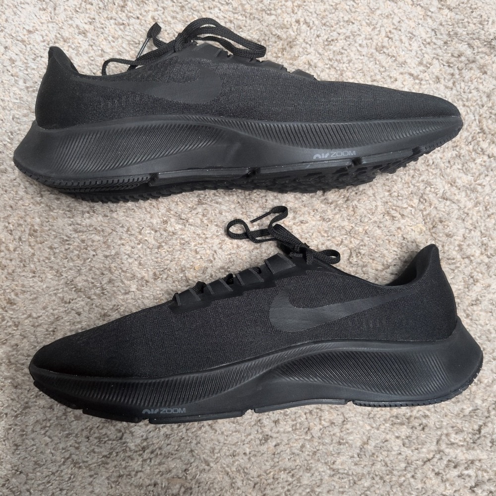 Nike Air Zoom Pegasus 37 Triple Black Men's Size 15 Sneakers BQ9646-005
